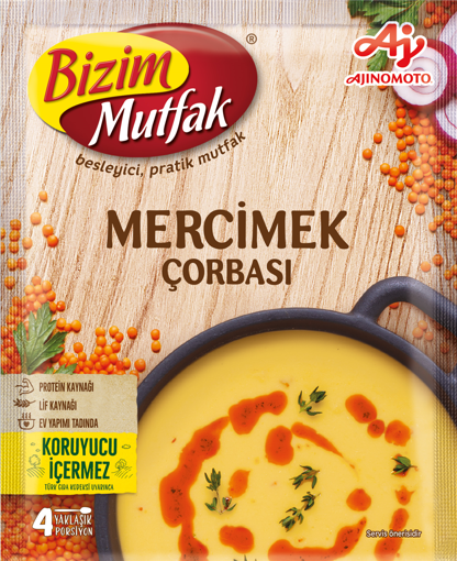 Bizim Mercimek Çorbası 72 Gr nin resmi