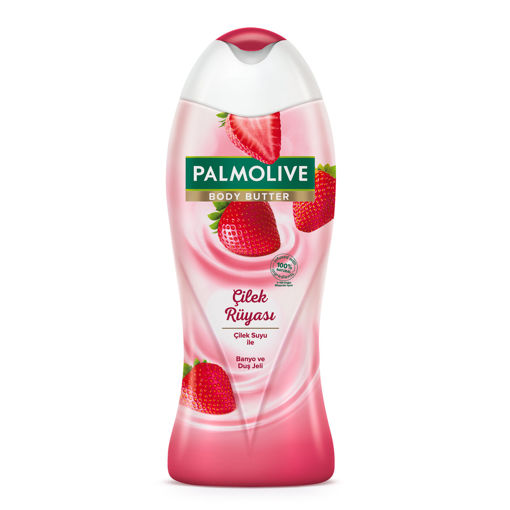Palmolive Body Butter Çilek Rüyası Banyo ve Duş Jeli 500 Ml nin resmi