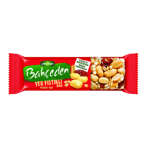 Peyman Bahçeden Yer Fıstıklı Bar 30 Gr nin resmi