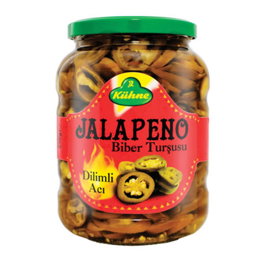 Kühne Jalapeno Biber Turşusu Dilimli Gr nin resmi