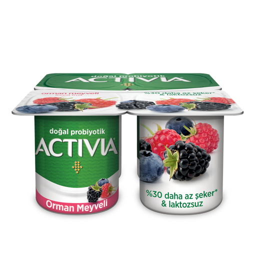 Activia Doğal Probiyotikli Orman Meyveli Yoğurt 4*100 Gr nin resmi