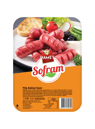 Namet Sofram Piliç Kokteyl Sosis 250 Gr nin resmi