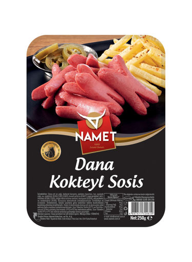 Namet Kokteyl Dana Sosis 250 Gr nin resmi