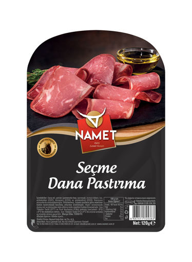 Namet Seçme Dana Pastırma 120 Gr nin resmi