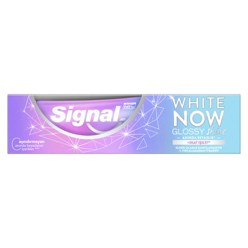 Signal White Now Glossy Shine Diş Macunu 75 Ml nin resmi
