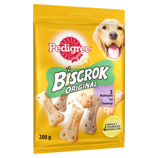 Pedigree Biscrok Original Köpek Ödül Bisküvisi 200 Gr nin resmi