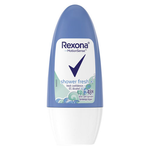Rexona Shower Clean Roll-On Deodorant 50 Ml nin resmi