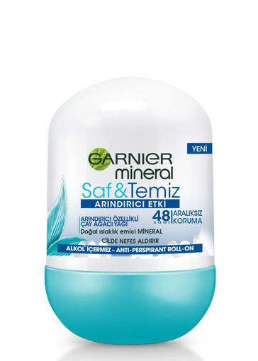 Garnier Mineral Saf&Temiz 48 Saat Etkili Roll-On Deodorant 50 Ml nin resmi