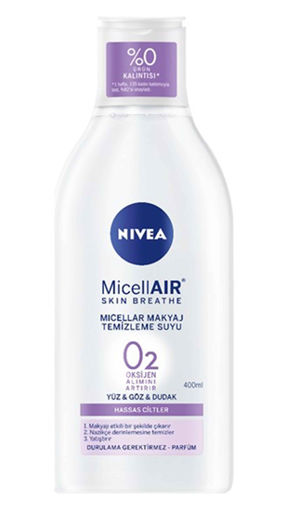 Nivea MicellAir Hassas Ciltler İçin Makyaj Temizleme Suyu 400 ML nin resmi