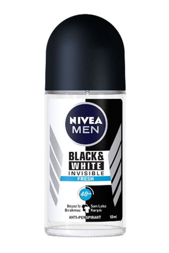 Nivea Men Invisible Fresh Roll-On Deodorant 50 Ml nin resmi
