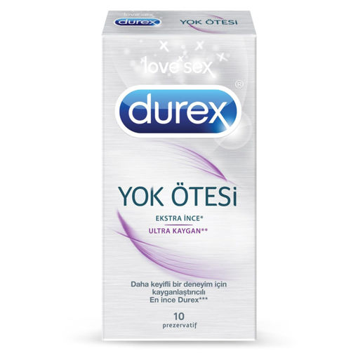 Durex Yok Ötesi Ultra Kaygan Prezervatif 10'lu nin resmi