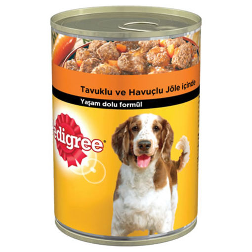 Pedigree Tavuklu Ve Havuçlu Konserve Köpek Maması 400 Gr nin resmi