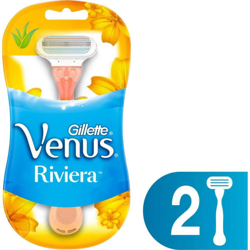 Gillette Venüs Riviera Kadın Tıraş Bıçağı 2'li nin resmi