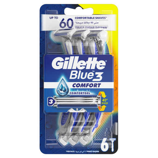 Gillette Blue 3 Tıraş Bıçağı 6'lı nin resmi