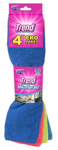 Parex Trend Mikrofiber Temizlik Bezi 4'lü nin resmi