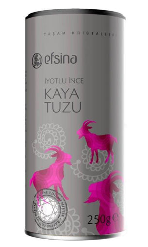 Efsina İyotlu İnce Kaya Tuzu 250 Gr nin resmi