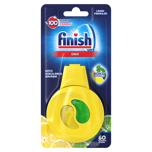 Finish Deo Limon Kokulu Bulaşık Makinesi Koku Giderici nin resmi