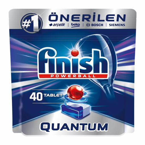 Finish Powerball Quantum Bulaşık Makinesi Tableti 40'lı nin resmi