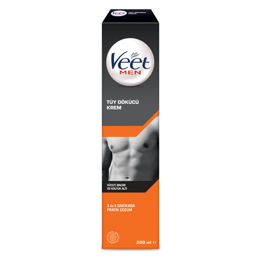 Veet Men Duşta Tüy Dökücü Krem 200 Ml nin resmi