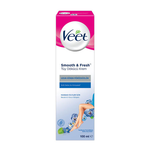 Veet Hassas Ciltler İçin Tüy Giderici Krem 100 Ml nin resmi
