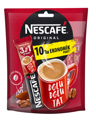 Nescafe 3ü 1 Arada Orijinal 10*17,5 Gr nin resmi