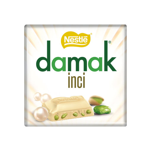 Nestle Damak İnci Antep Fıstıklı Beyaz Çikolata 65 Gr nin resmi