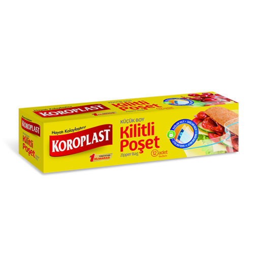 Koroplast Kilitli Buzdolabı Poşeti 12'li nin resmi