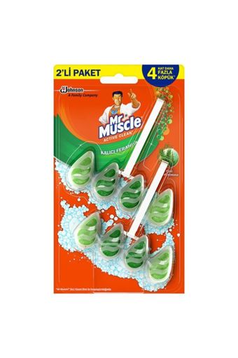 Mr. Muscle Active Clean Çam Kokulu Tuvalet Bloğu 2Lİ nin resmi