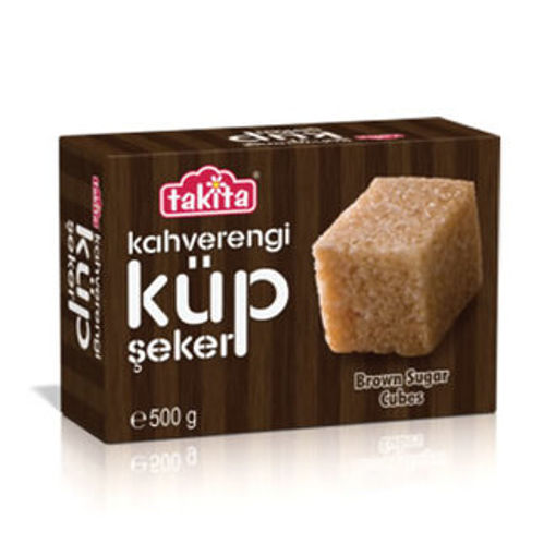 Takita Kahverengi Küp Şeker 500 Gr nin resmi