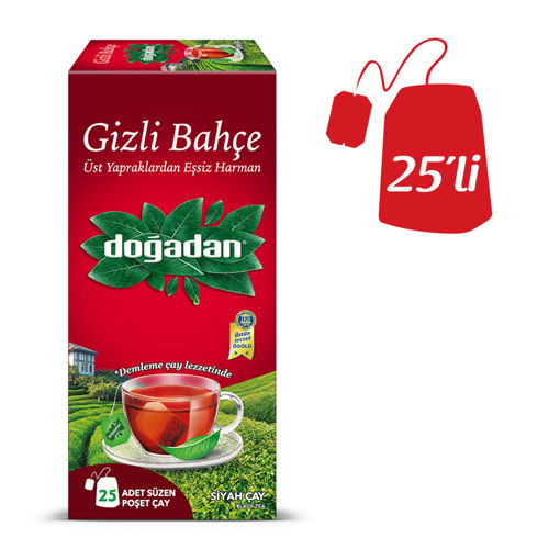 Doğadan Gizli Bahçe Bardak Poşet Çay 25'li nin resmi