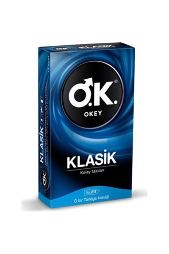 Okey Klasik Prezervatif 10'lu nin resmi