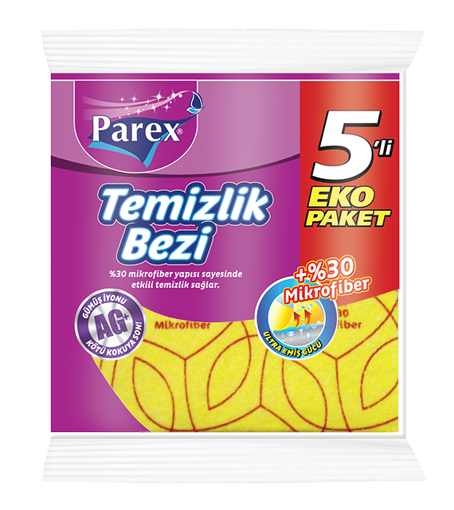 Parex Temizlik Bezi 5'li nin resmi