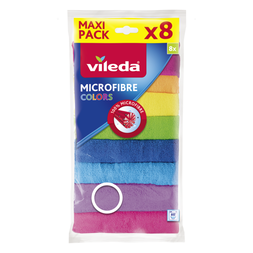 Vileda Microfiber Colors Bez 8'li nin resmi