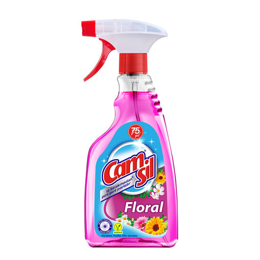 Camsil Floral Kokulu Cam Temizleyici 500 Ml nin resmi