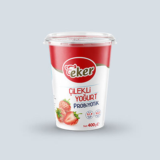 Eker Çilekli Probiyotik Yoğurt 400 Gr nin resmi
