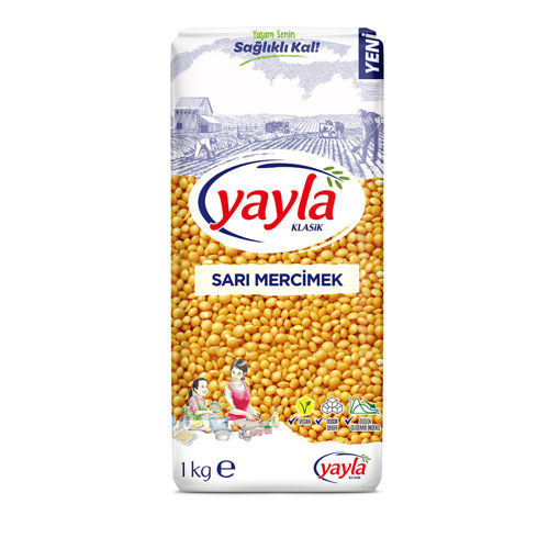 Yayla Sarı Mercimek 1 Kg nin resmi