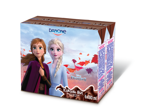 Danone Kakaolu Süt 6*180 Ml nin resmi