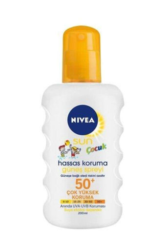 Nivea Sun Çocuklar İçin Hassas Koruyucu Spf50+ Güneş Spreyi 200 ML nin resmi
