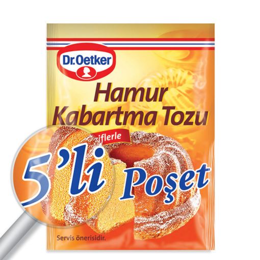 Dr. Oetker Hamur Kabartma Tozu 5'li 50 Gr nin resmi