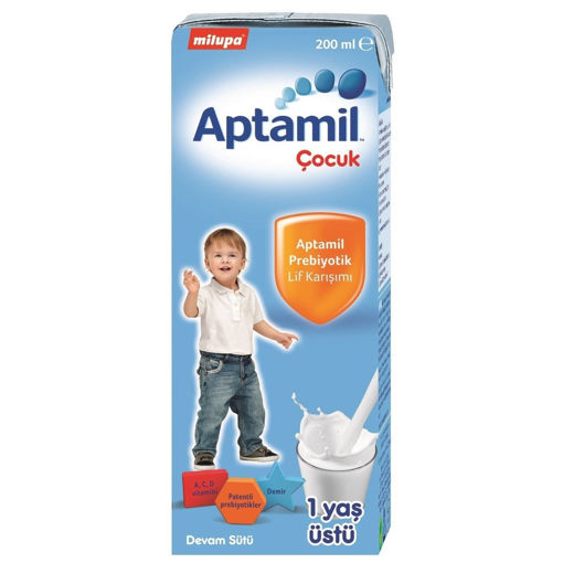Aptamil Çocuk Devam Sütü (1 Yaş Üstü) 200 Ml nin resmi