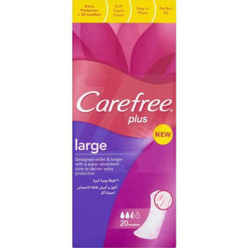 Carefree Plus Large Günlük Ped 20'li nin resmi