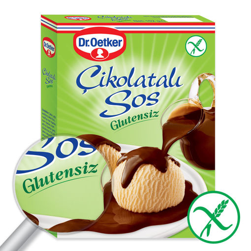 Dr.Oetker Glutensiz Çikolatalı Sos Toz Karışım 128 Gr nin resmi