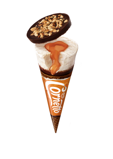 Cornetto Disc Vanilya&Karamelli Dondurma 160 Ml nin resmi