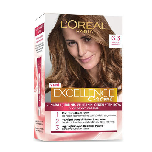 L'Oreal Paris Excellence Creme 6.35 Çikolata Kahve Saç Boyası nin resmi