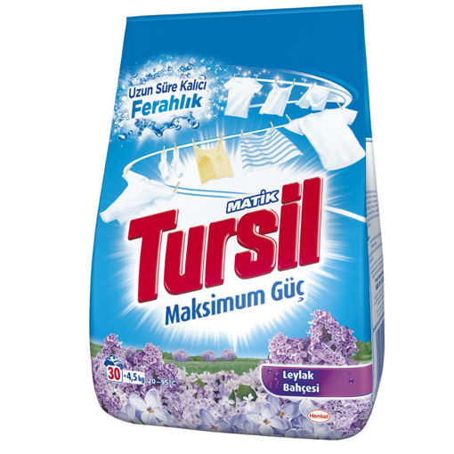 Tursilmatik Leylak Bahçesi Toz Çamaşır Deterjanı 4,5 Kg nin resmi