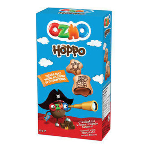 Ozmo Hoppo Çikolatalı Krema Dolgulu Bisküvi 40 Gr nin resmi