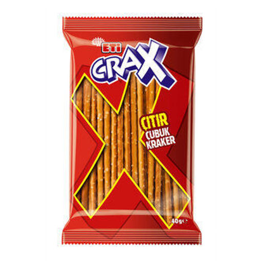 Eti Crax Sade Çubuk Kraker 40 Gr nin resmi