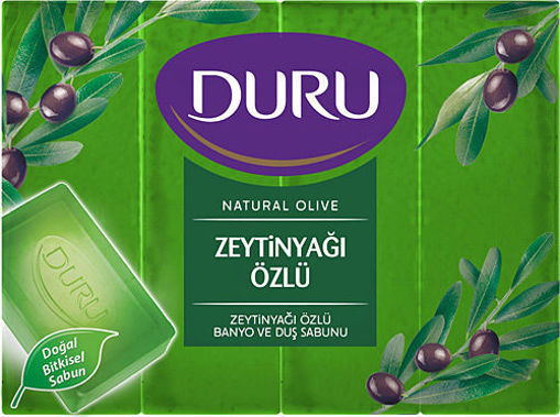 Duru Natural Olive Zeytinyağı Özlü Banyo Sabunu 4'lü 150 Gr nin resmi