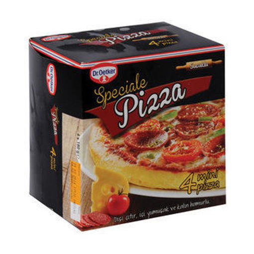 Dr.Oetker Speciale Mini Pizza 4'lü 720 Gr nin resmi