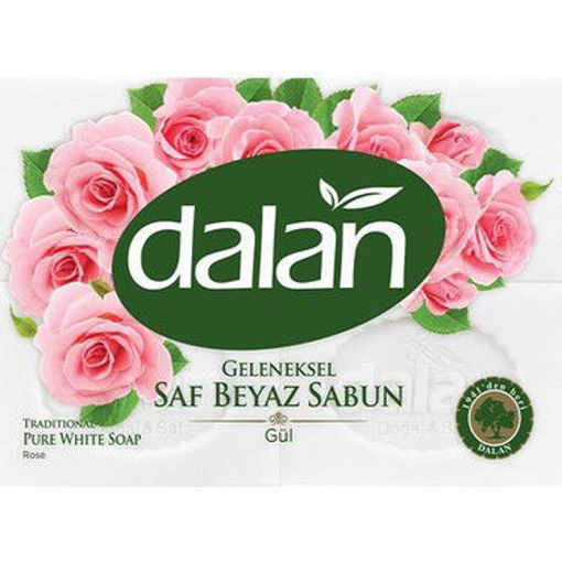 Dalan Gül Özlü Beyaz Banyo Sabunu 4'lü 150 Gr nin resmi